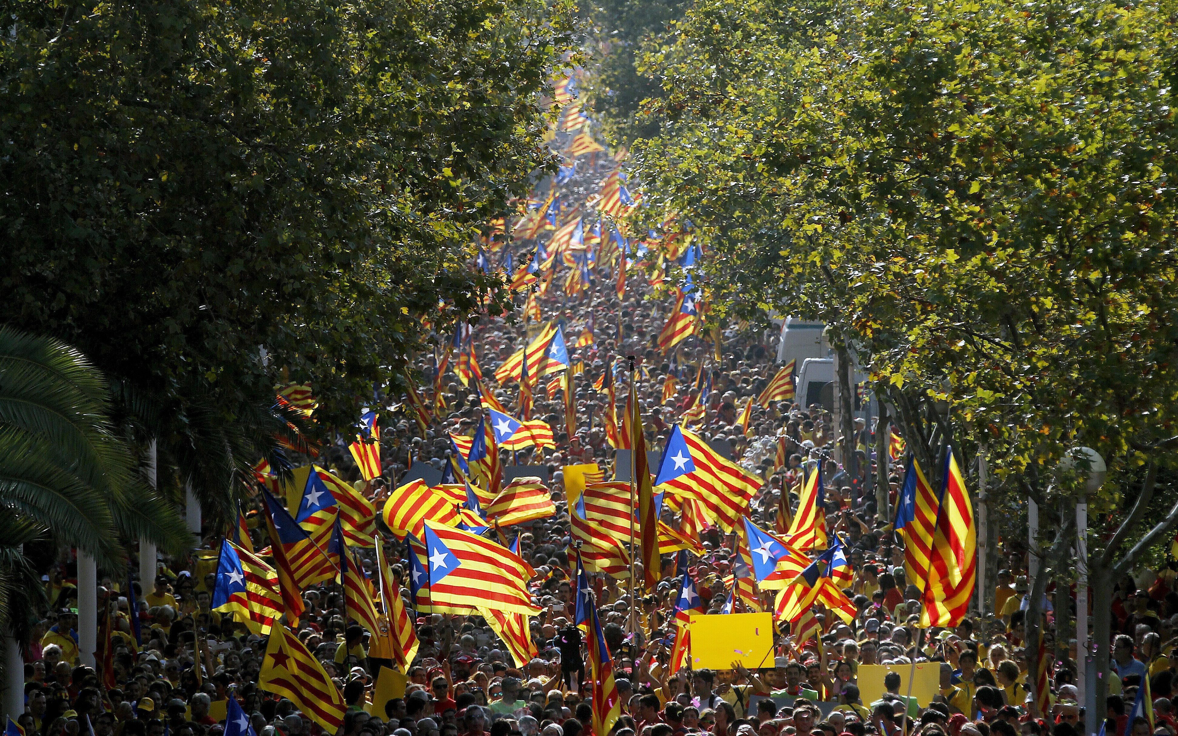 Oι Καταλανοί ζητούν ανεξαρτητοποίηση από την Ισπανία