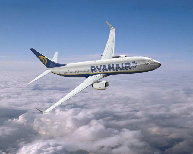 Ακόμη 1,3 εκατομμύριο επιβάτες υπόσχεται η Ryanair