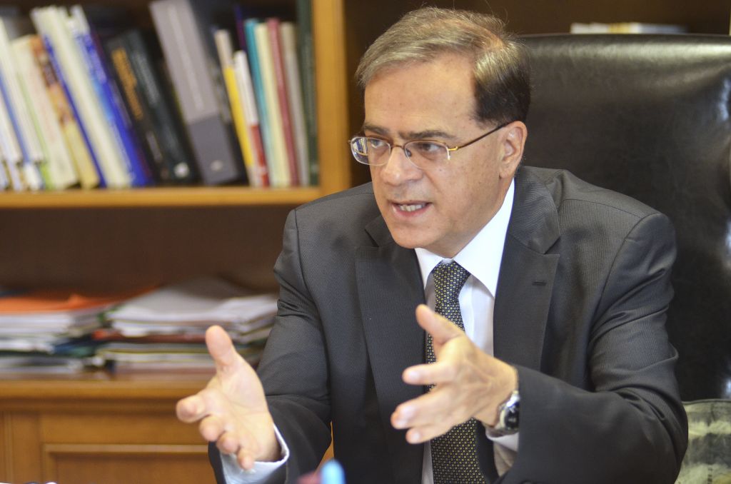 Στο Σίτι του Λονδίνου μιλάει ο Γκίκας Χαρδούβελης