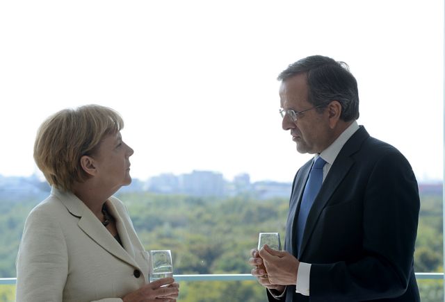 Σαμαράς-Μέρκελ: Συζήτηση για την επόμενη ημέρα