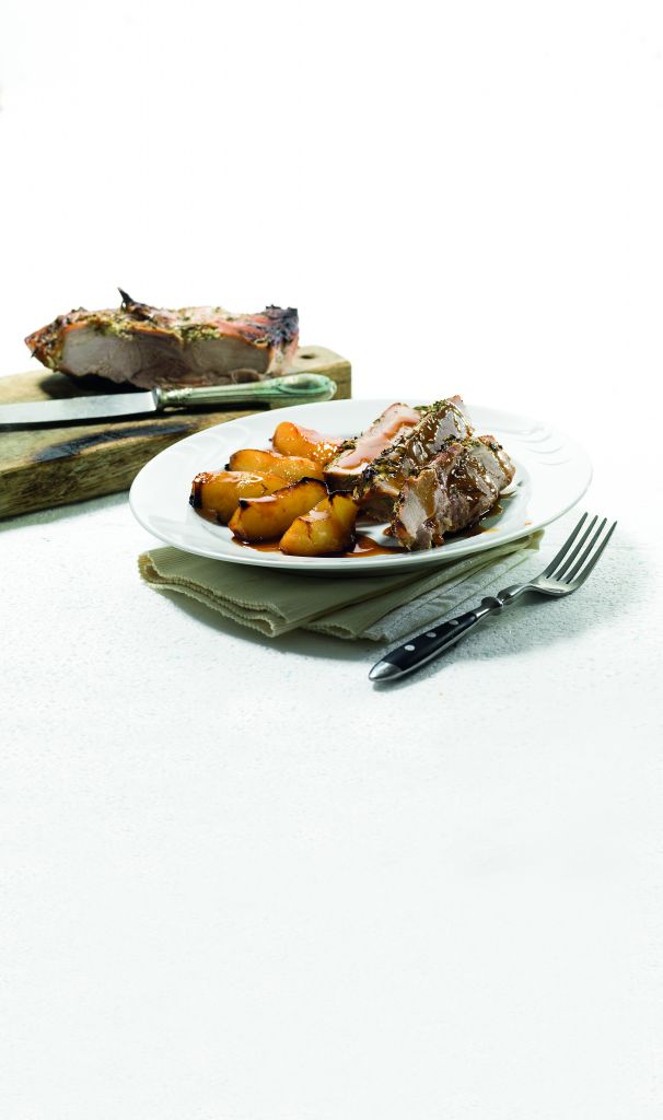 Χοιρινό μπούτι με κυδώνια