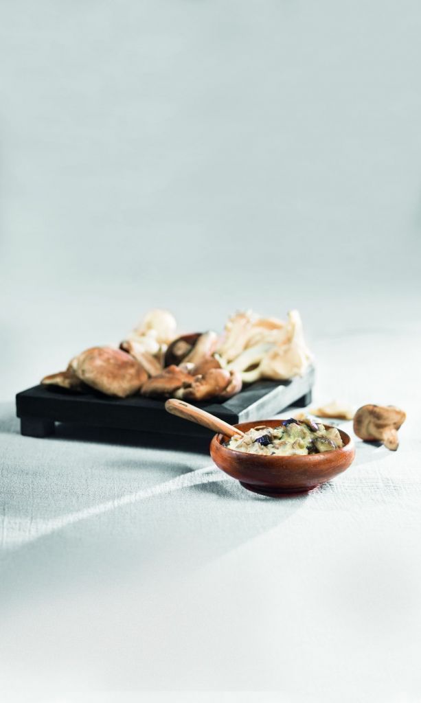 Μανιτάρια αβγολέμονο