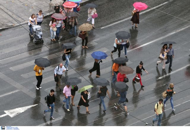 Βροχές και καταιγίδες σε όλη την Ελλάδα