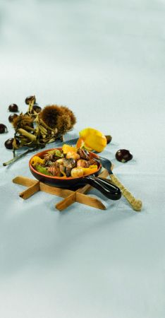 Κάστανα και μανιτάρια στιφάδο