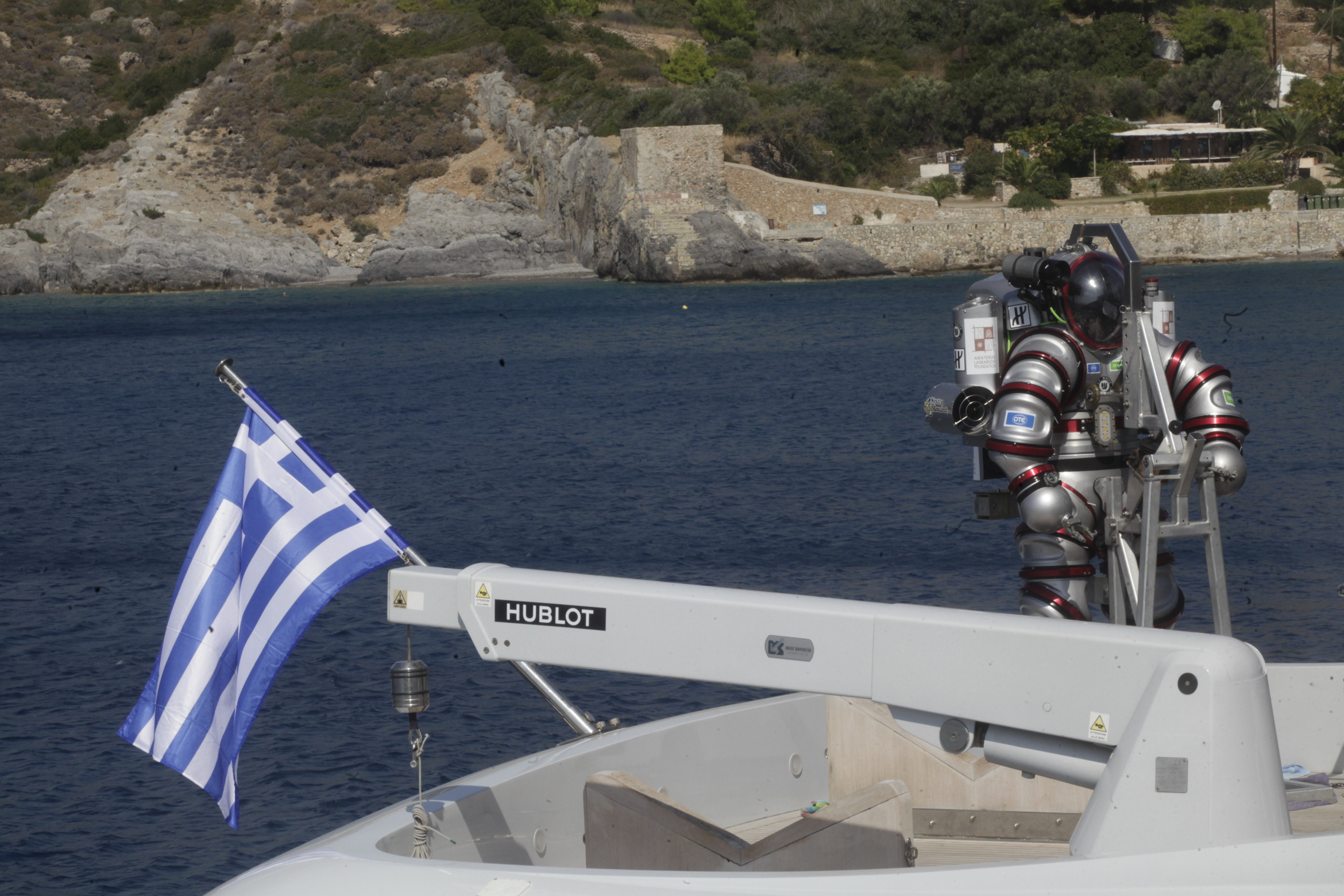 Το «Exosuit» στον βυθό των Αντικυθήρων