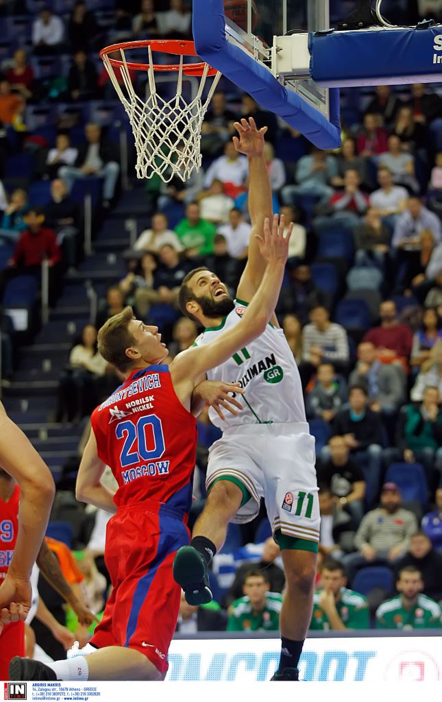 Ευρωλίγκα: ΤΣΣΚΑ – Παναθηναϊκός 93-66