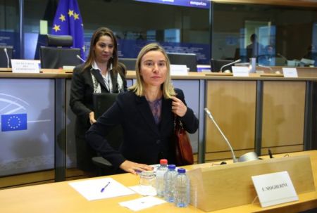 Τρίωρη «ανάκριση» της Φεντερίκα Μογκερίνι στο Ευρωκοινοβούλιο