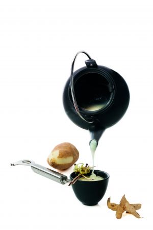 Πατατόσουπα με καραμελωμένο πράσο