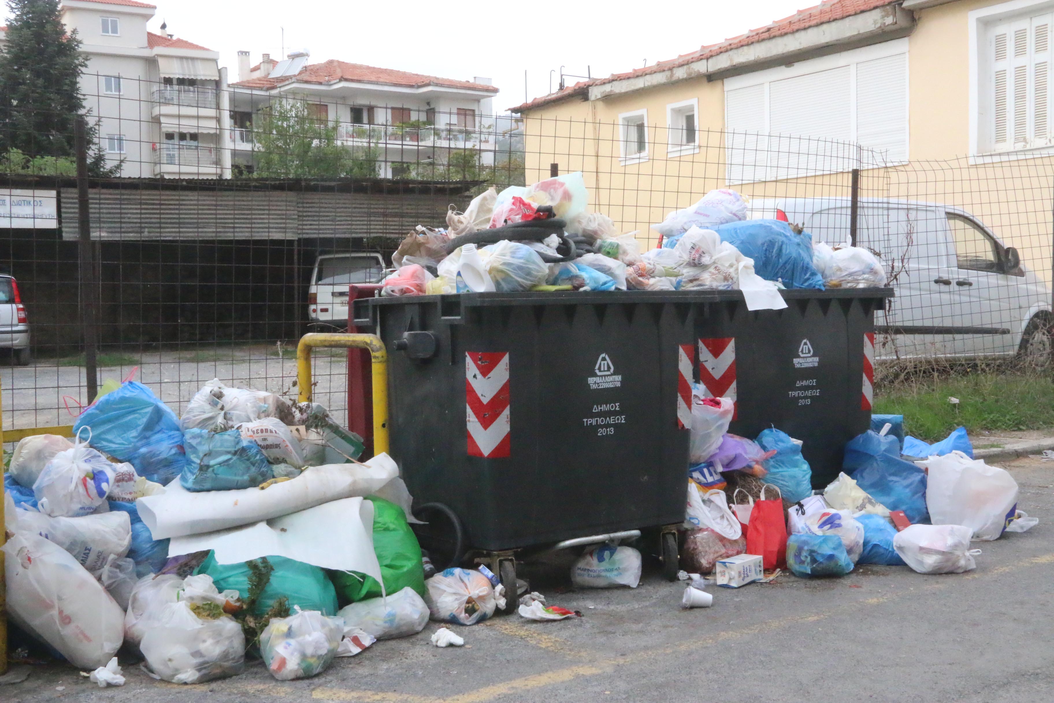 Το Λεβίδι δε θέλει τα σκουπίδια της Τρίπολης