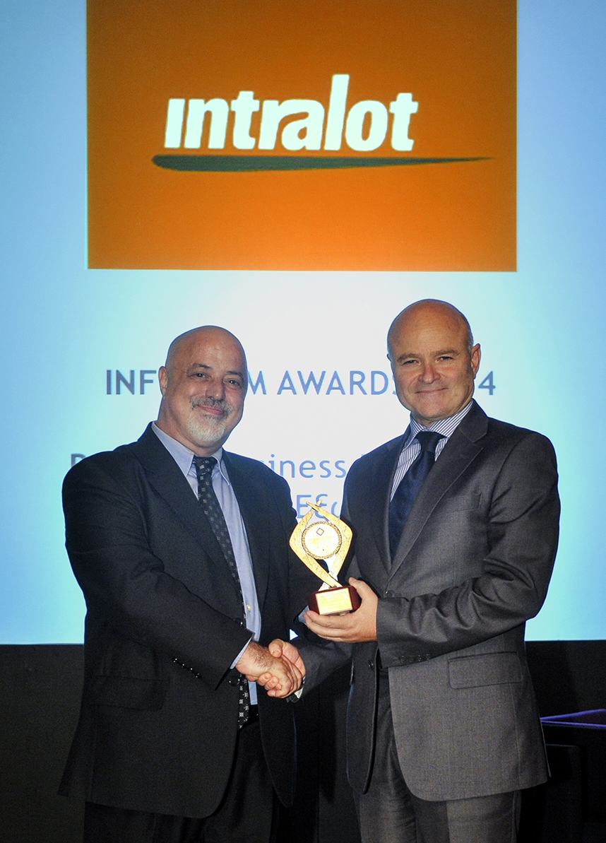 INTRALOT: Βραβείο εξωστρέφειας στα InfoCom Awards 2014