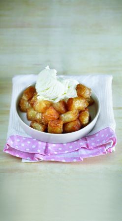 Κουρκουμπίνια με παγωτό