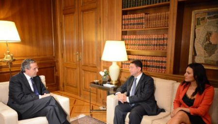 Συνάντηση Σαμαρά με τον γ.γ. του Παγκόσμιου Οργανισμού Τουρισμού Ταλέμπ Ριφάι