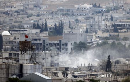 Xρήση χημικών φέρεται πως κάνουν οι τζιχαντιστές στο Κομπάνι