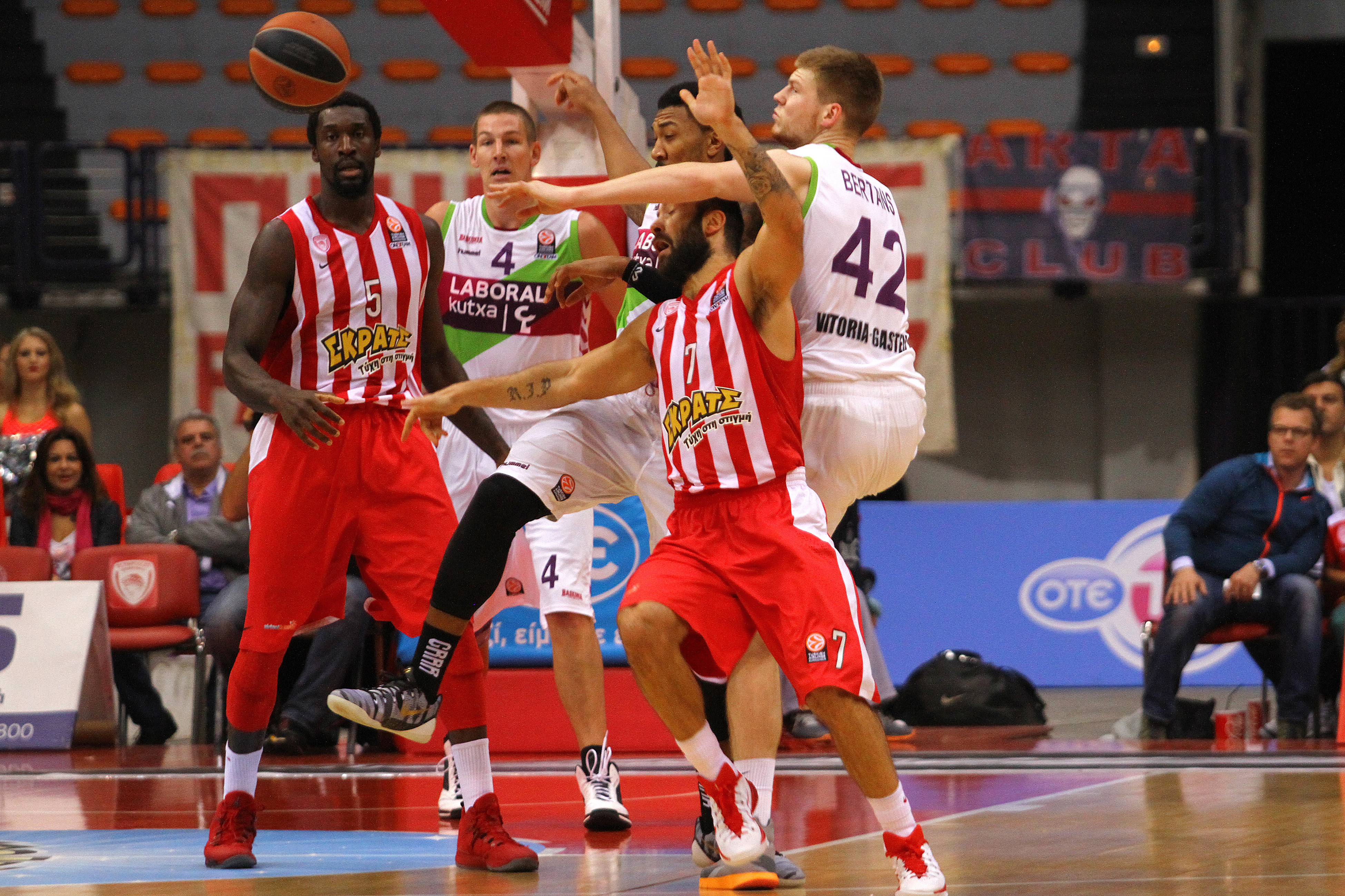 Ευρωλίγκα: Νεπτούνας Κλαϊπέντα – Ολυμπιακός 81 – 85