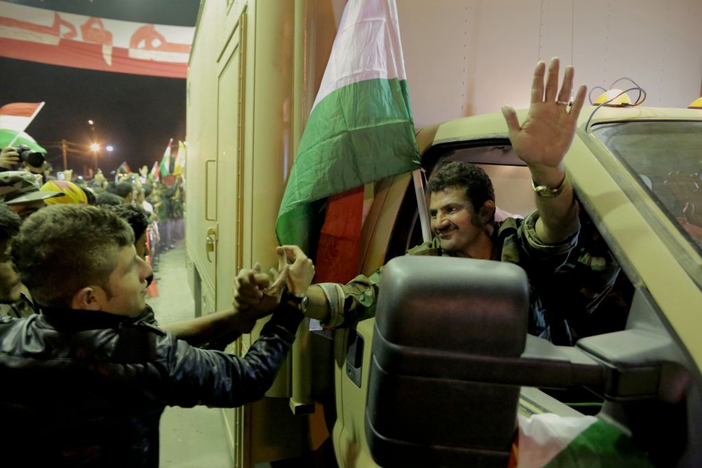 Στο Κομπάνι οι πρώτοι Πεσμεργκά μέσω Τουρκίας