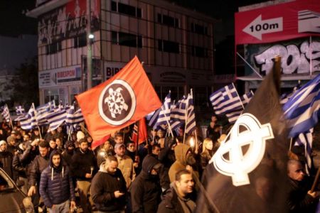Συγκέντρωση της Χρυσής Αυγής που κατηγορεί την ΕΛ.ΑΣ. για συγκάλυψη