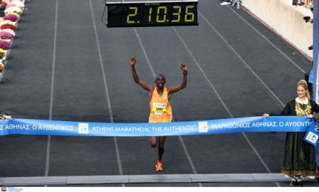 Felix Kandie sets new record at Sunday’s Authentic Marathon in Athens