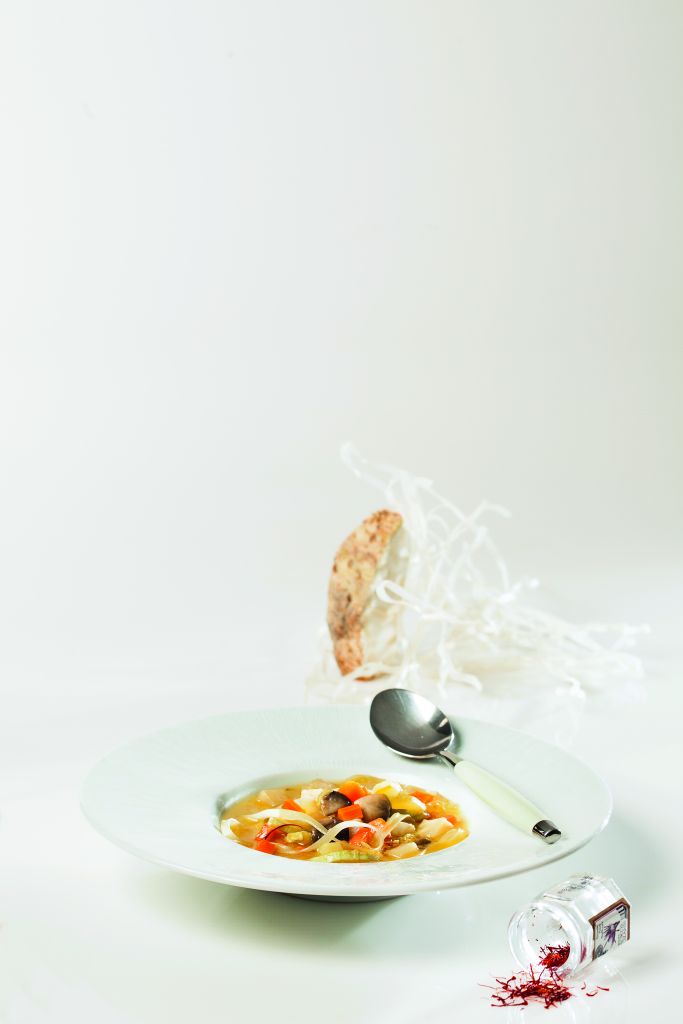 Χορτόσουπα με νουντλς