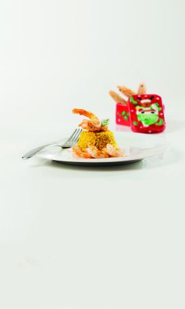 Ρύζι μπασμάτι με γαρίδες