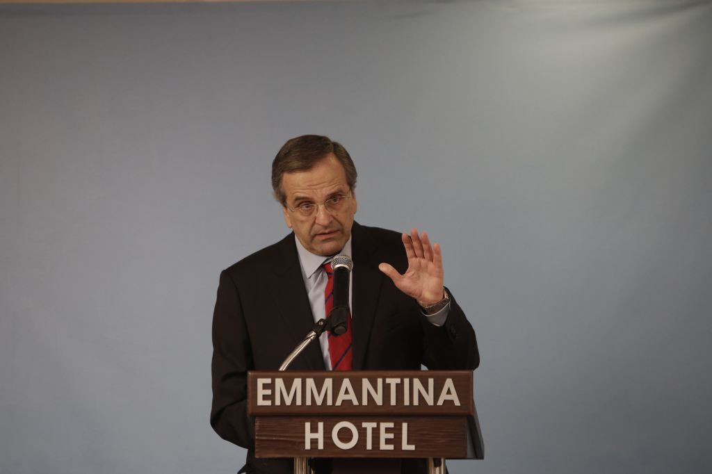 Συναίνεση στην εκλογή Προέδρου ζητά ο Αντώνης Σαμαράς