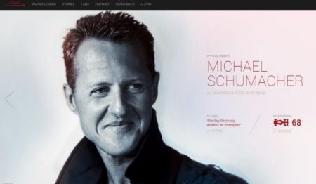 Ενεργή είναι ξανά η ιστοσελίδα του Μίκαελ Σουμάχερ