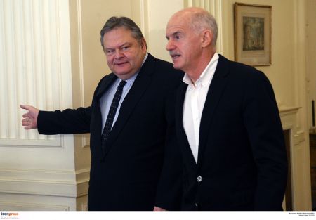Βενιζέλος: «Αδιανόητο να ιδρύσει νέο κόμμα ο Γ. Παπανδρέου»