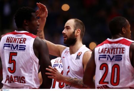 Ολυμπιακός: Πάνε Βαρκελώνη Σπανούλης και Χάντερ