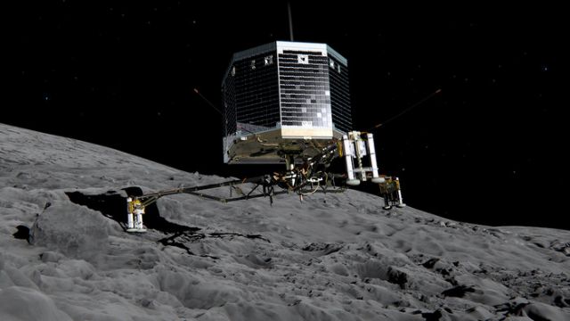 Ακούστε το γδούπο του Philae τη στιγμή που αναπηδά στον κομήτη