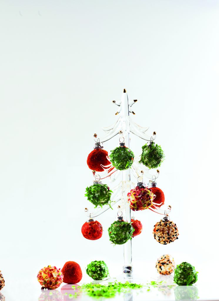 Χρωματιστές μπάλες τυριού