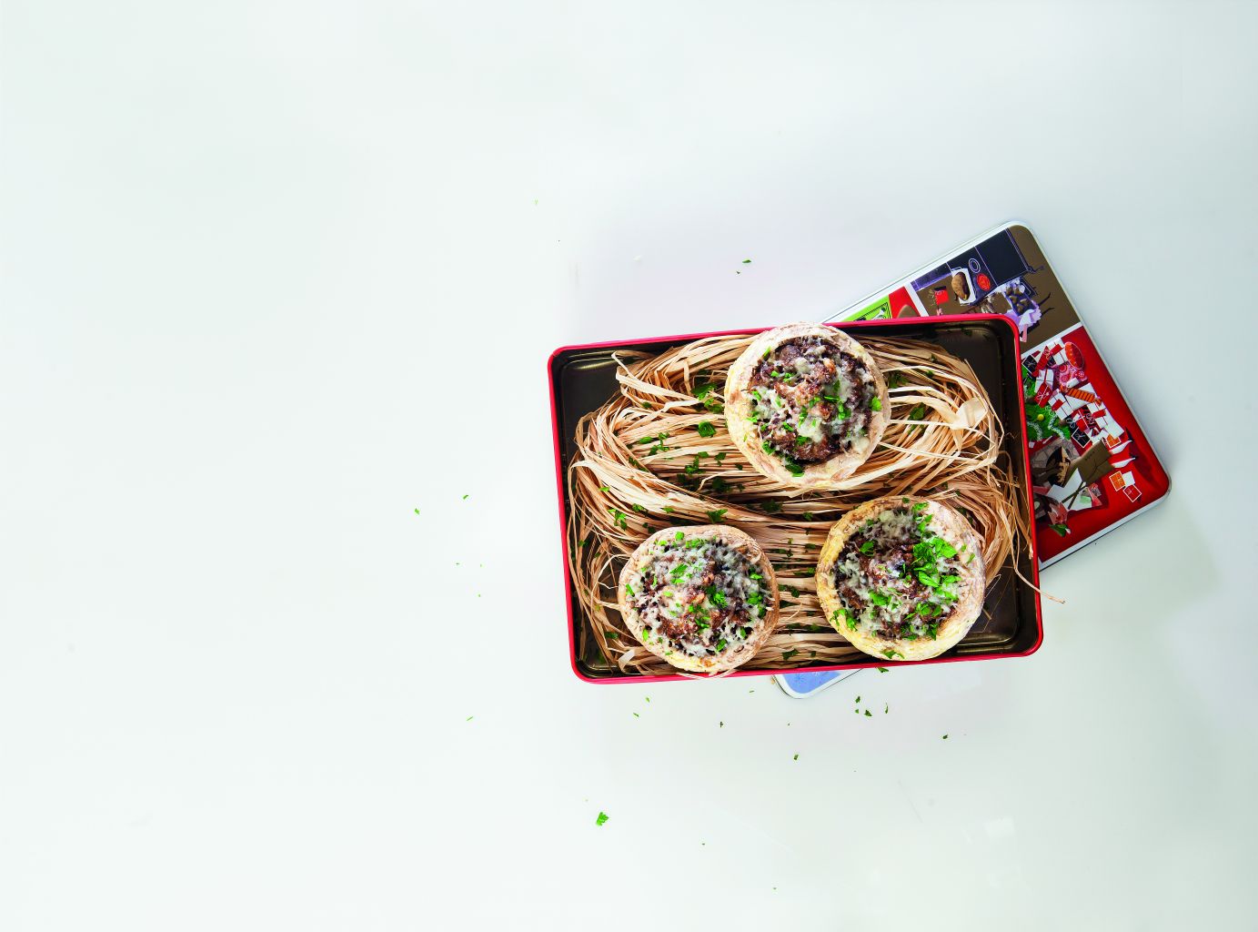 Γεμιστά μανιτάρια με κάστανο