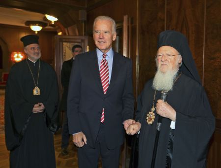 Με τον Οικουμενικό Πατριάρχη συναντήθηκε ο Τζο Μπάιντεν
