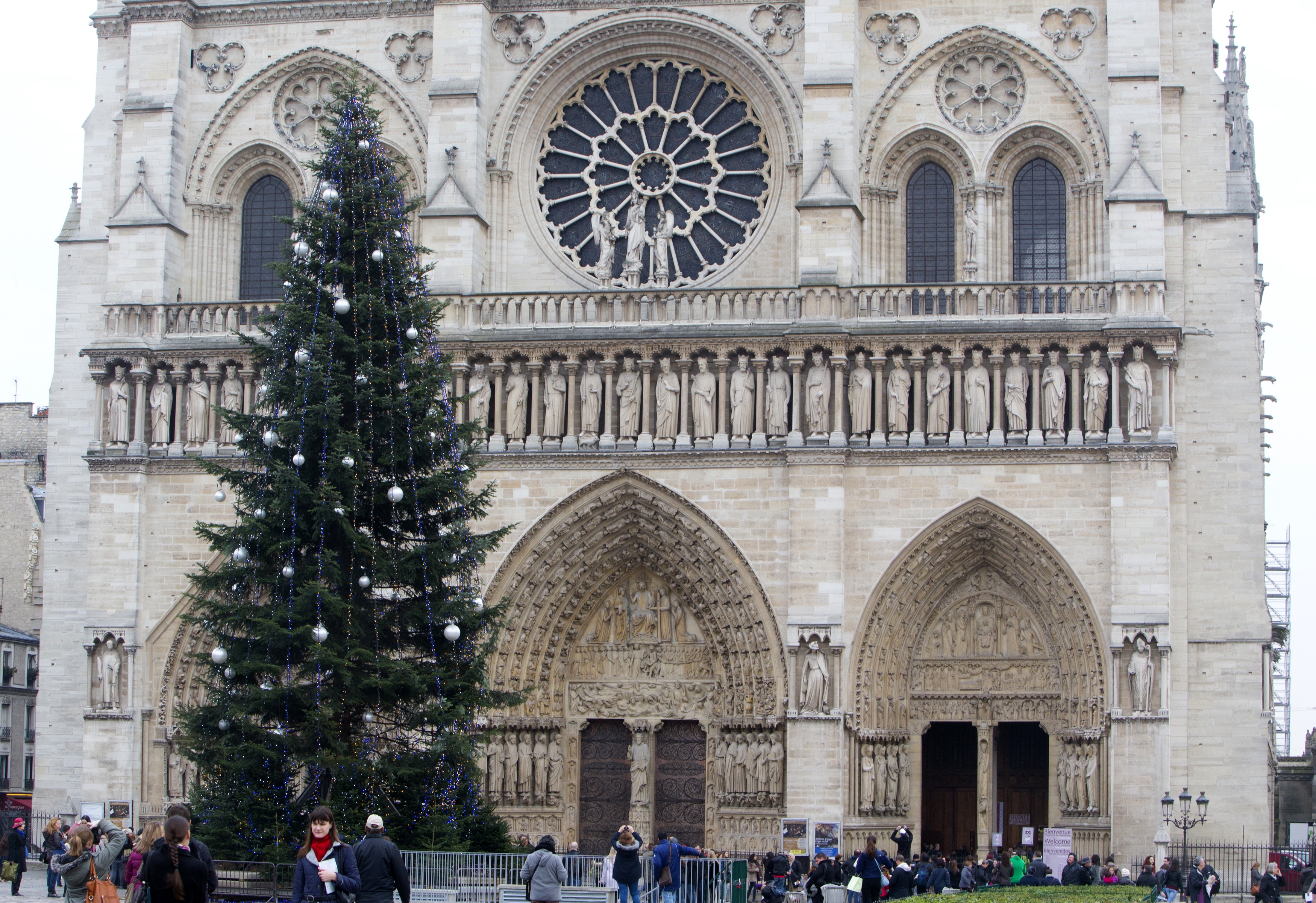 Ρωσία:Πλήρωσε το χριστουγεννιάτικο δέντρο της Παναγίας των Παρισίων