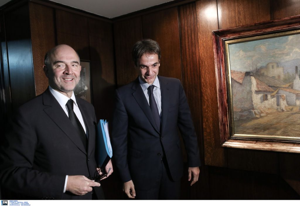 Συνάντηση Μητσοτάκη – Μοσκοβισί: Δόθηκε έμφαση στις μεταρρυθμίσεις