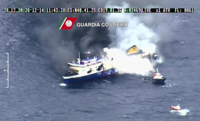 Πρώτο το Mega στην κάλυψη της ναυτικής τραγωδίας του «Norman Atlantic»