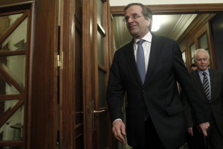 Σφοδρή επίθεση Σαμαρά στον ΣΥΡΙΖΑ: Αν κερδίσει η χώρα θα φθάσει στο κατώφλι της χρεοκοπίας