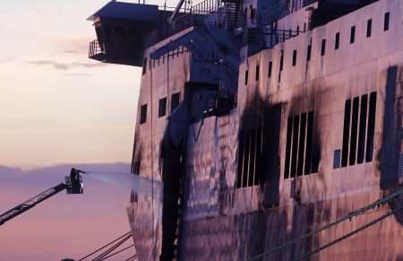 Υψηλές θερμοκρασίες φρενάρουν τον έλεγχο στο «Norman Atlantic»