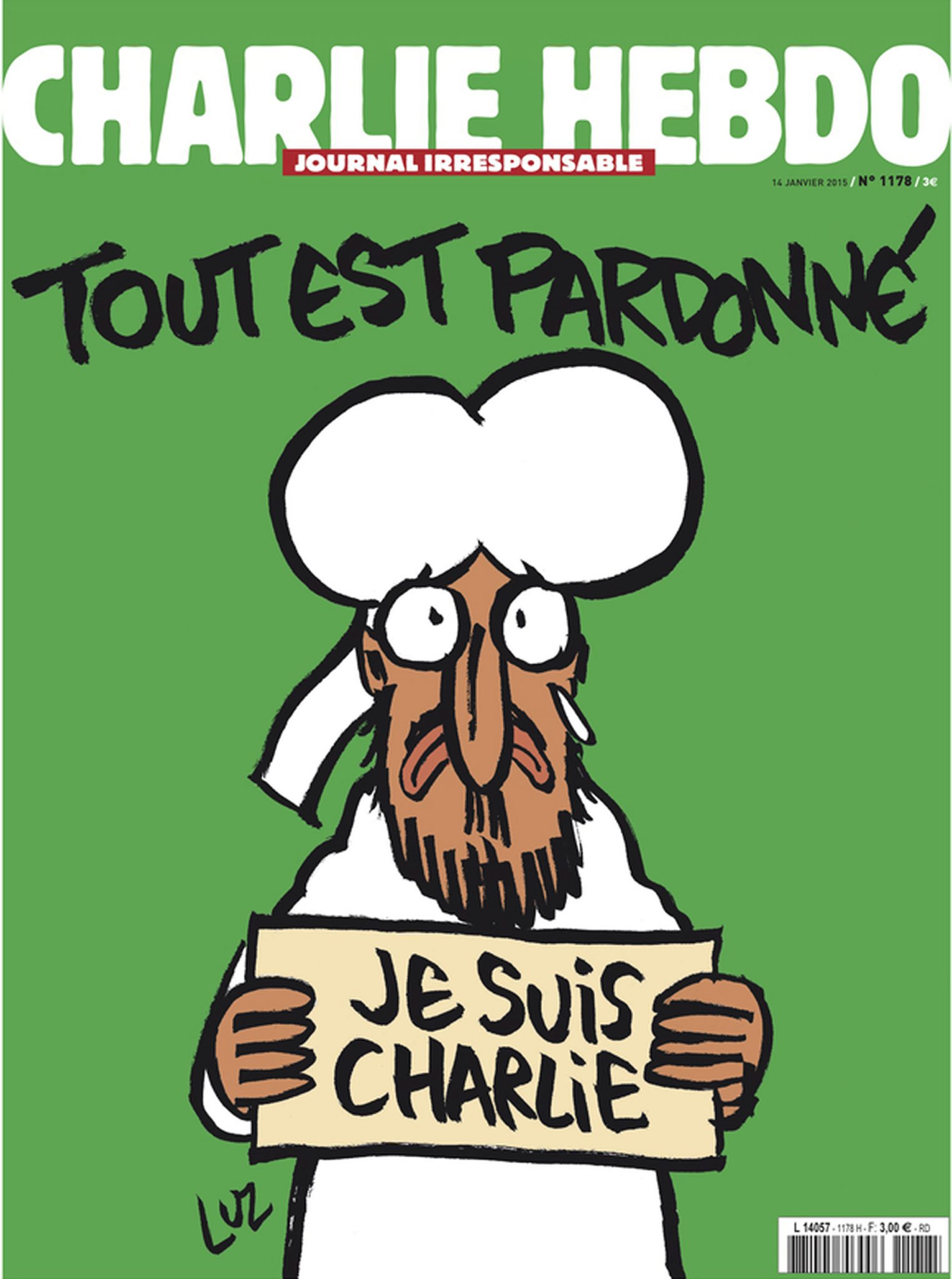 Αυτό θα είναι το πρωτοσέλιδο της Charlie Hebdo