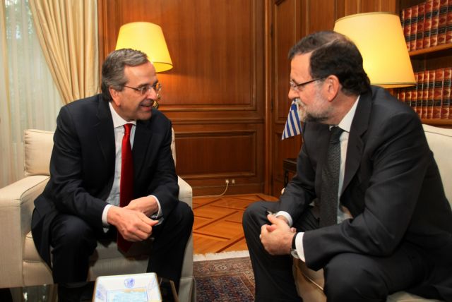 Samaras and Rajoy discuss terrororism and migration in Athens