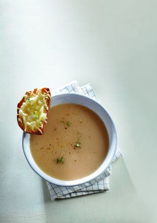 Κρεμμυδόσουπα βελουτέ