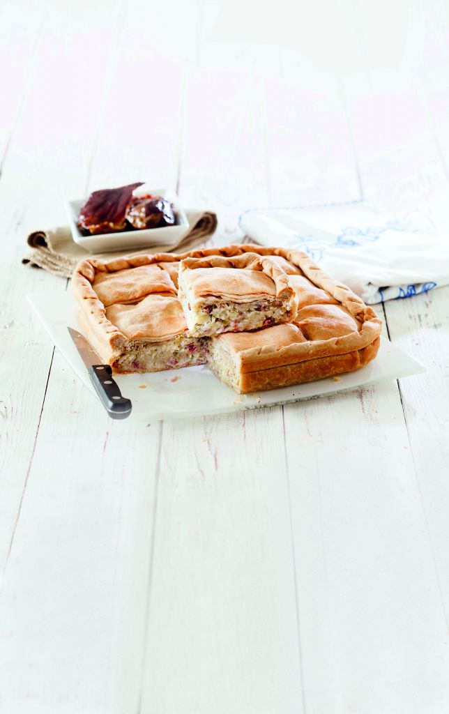 Πρασόπιτα με σύγλινο Μάνης