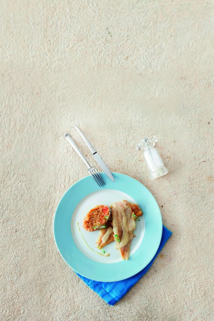 Γλώσσα με κόλιαντρο και κινόα