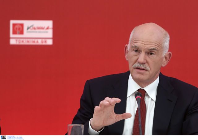 Papandreou rejects possibility of post-election alliance with Samaras