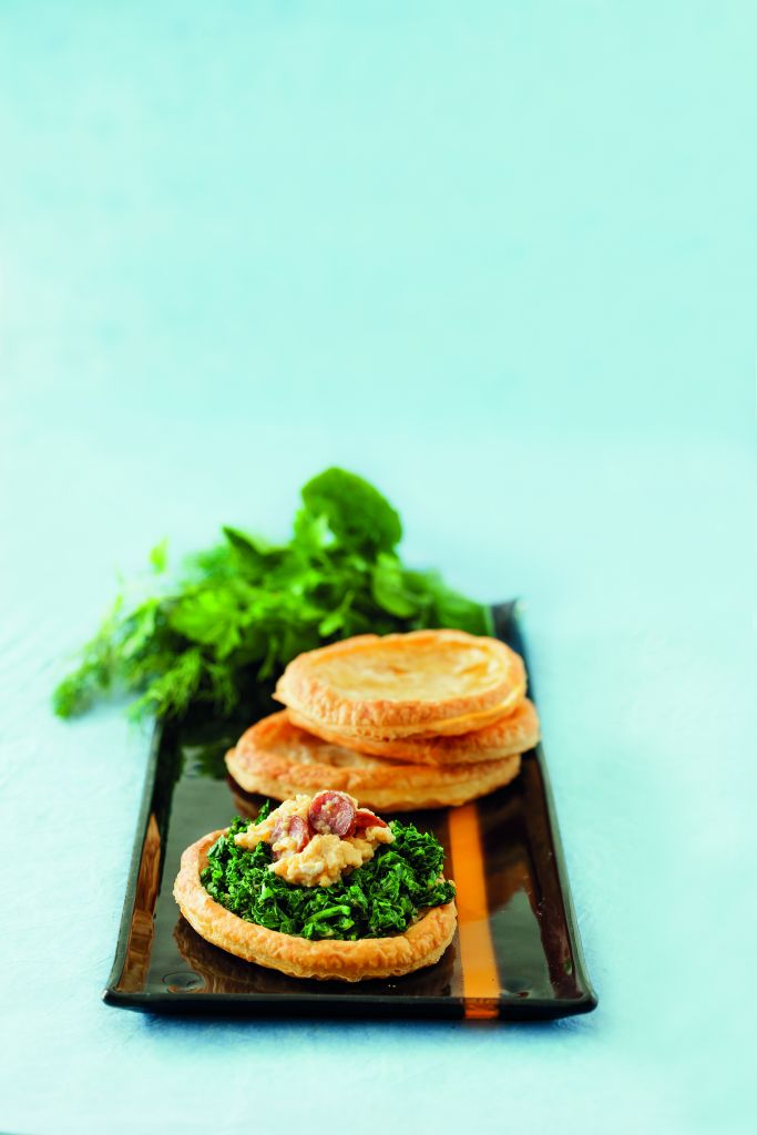 Φωλίτσες χορταρικών με αβγά