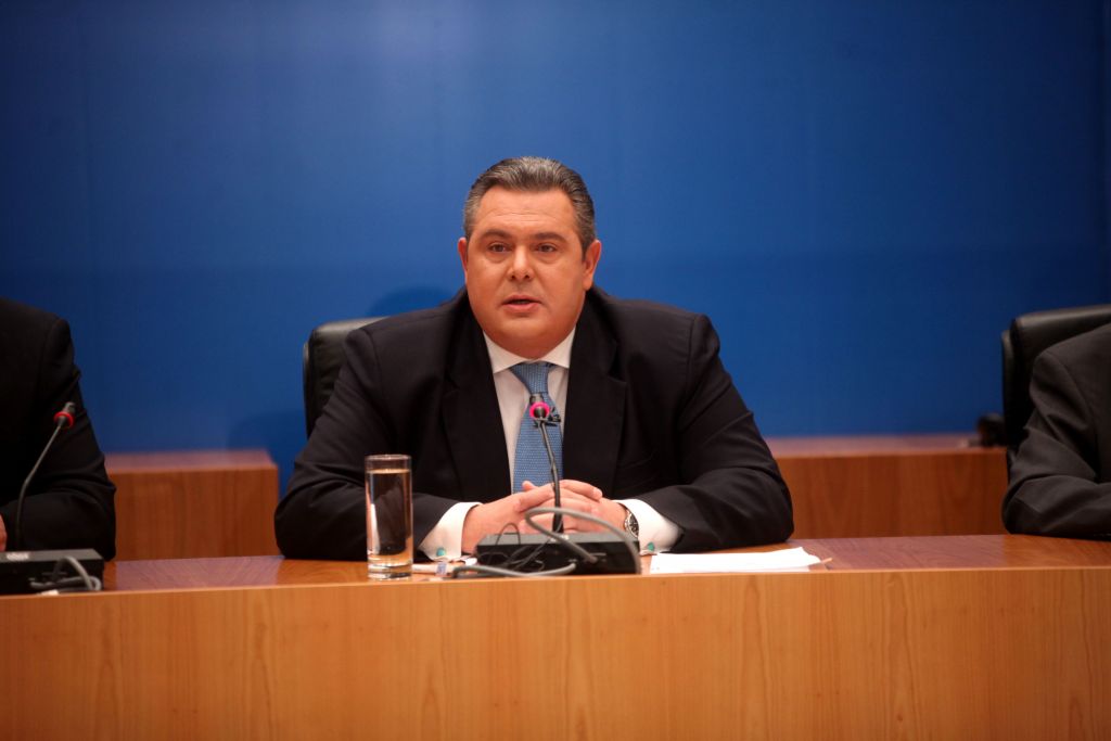 Σφοδρή επίθεση σε ΝΔ και ΠαΣοΚ από τον Π. Καμμένο