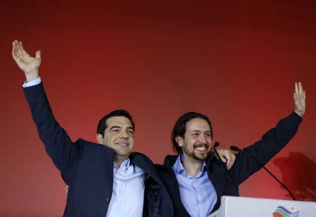 Podemos leader congratulates SYRIZA on the major electoral victory