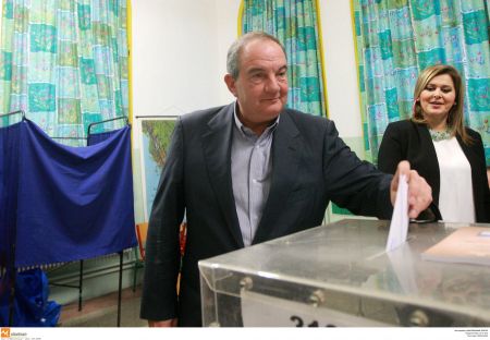 Στη Θεσσαλονίκη ψήφισε ο Κ.Καραμανλής