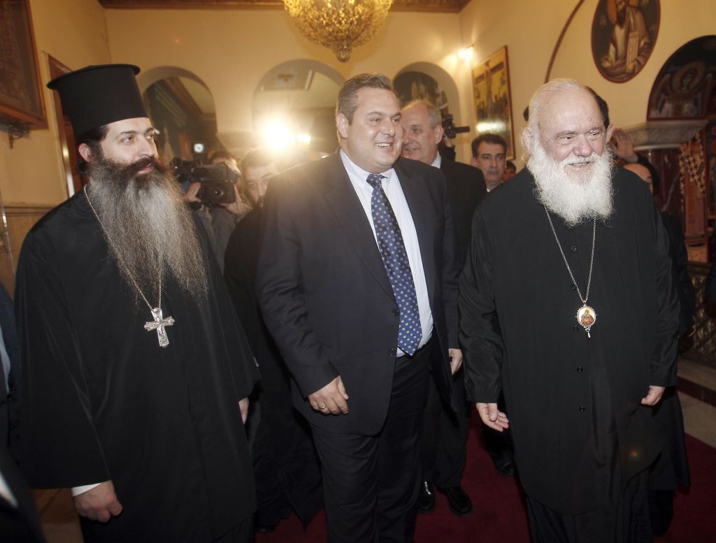 Π.Καμμένος: Συναντήθηκε με τον αρχιεπίσκοπο Αθηνών Ιερώνυμο