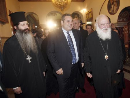 Π.Καμμένος: Συναντήθηκε με τον αρχιεπίσκοπο Αθηνών Ιερώνυμο