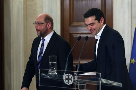 «Κουραστική συζήτηση» Τσίπρα – Σουλτς στο Μαξίμου