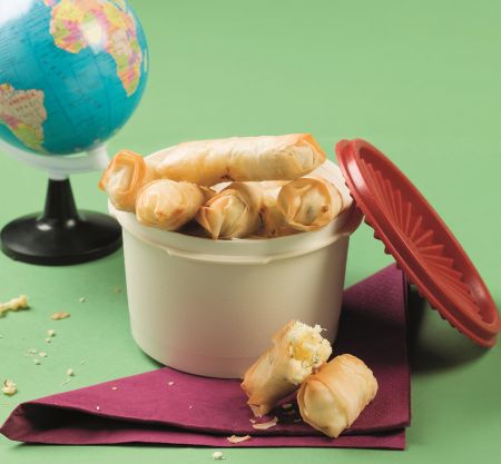 Φλογέρες με τυρί